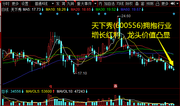 天下秀(600556)拥抱行业增长红利，龙头价值凸显