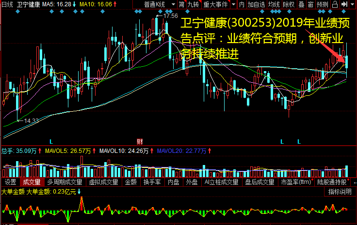 卫宁健康(300253)2019年业绩预告点评：业绩符合预期，创新业务持续推进