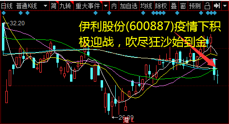 伊利股份(600887)疫情下积极迎战，吹尽狂沙始到金