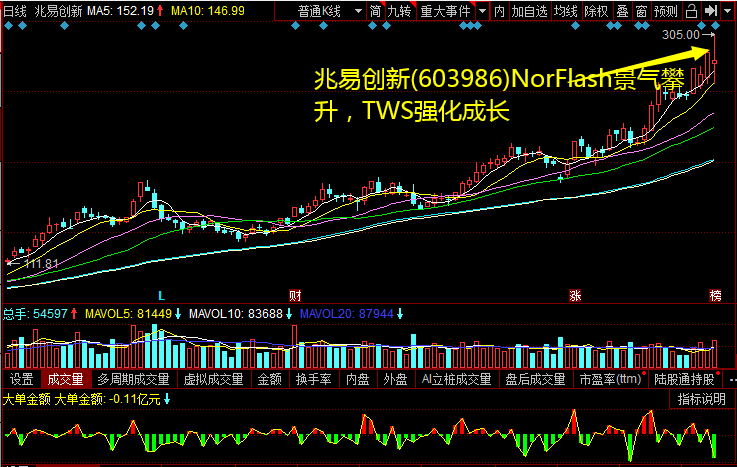 兆易创新(603986)NorFlash景气攀升，TWS强化发展