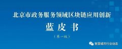 北京市区块链 政务效劳应用呈文（2020，全文）