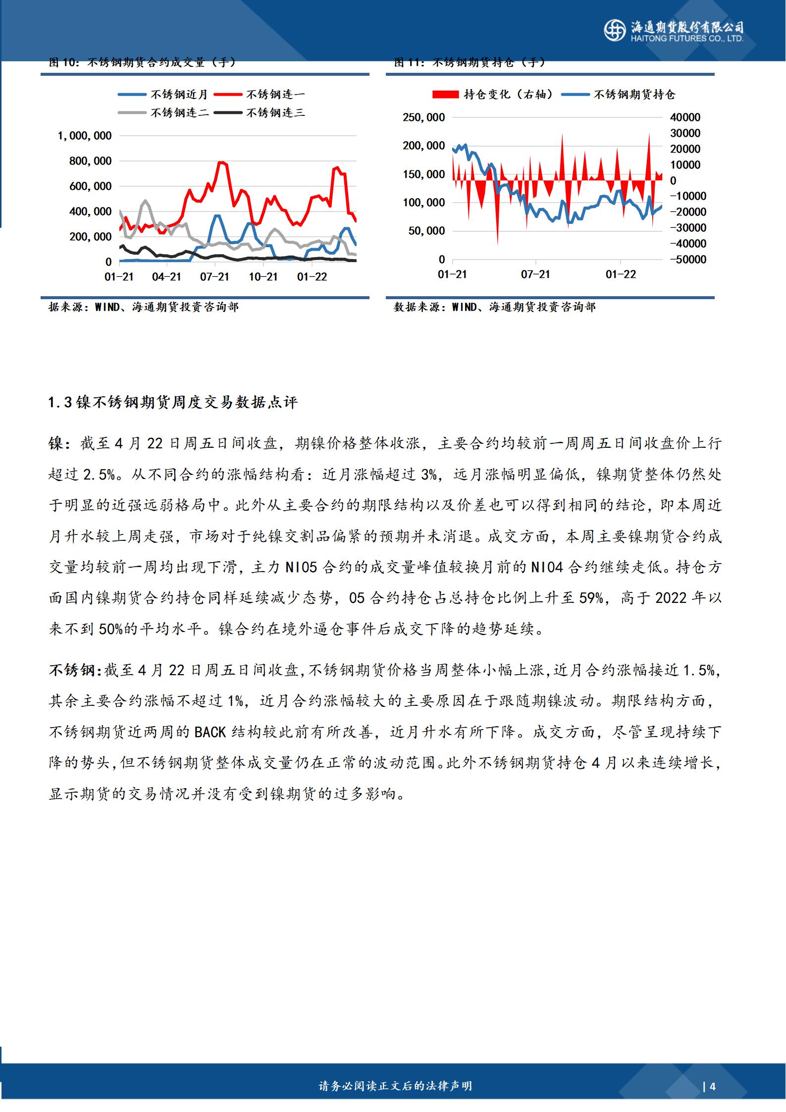 【和讯期货早报】海通期货-镍-4月25日