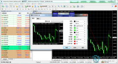 该如何在MT4软件之上修改柱状图的颜色