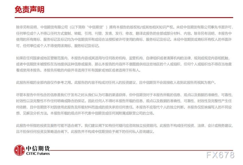  汇通财经APP讯——以下为中信期货11月6日对贵金属、能源化工、黑色建材、煤炭、有色与新资料、农产品期货交易揭示和建议